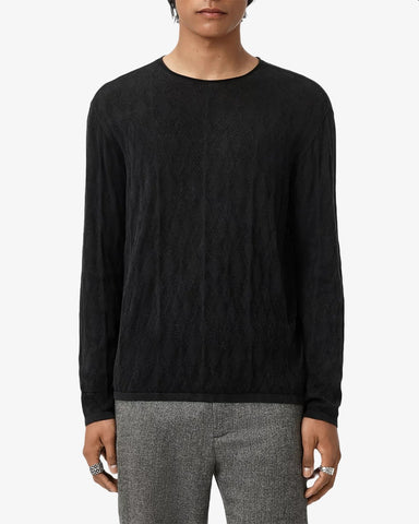 John Varvatos Brycen Crew - Black