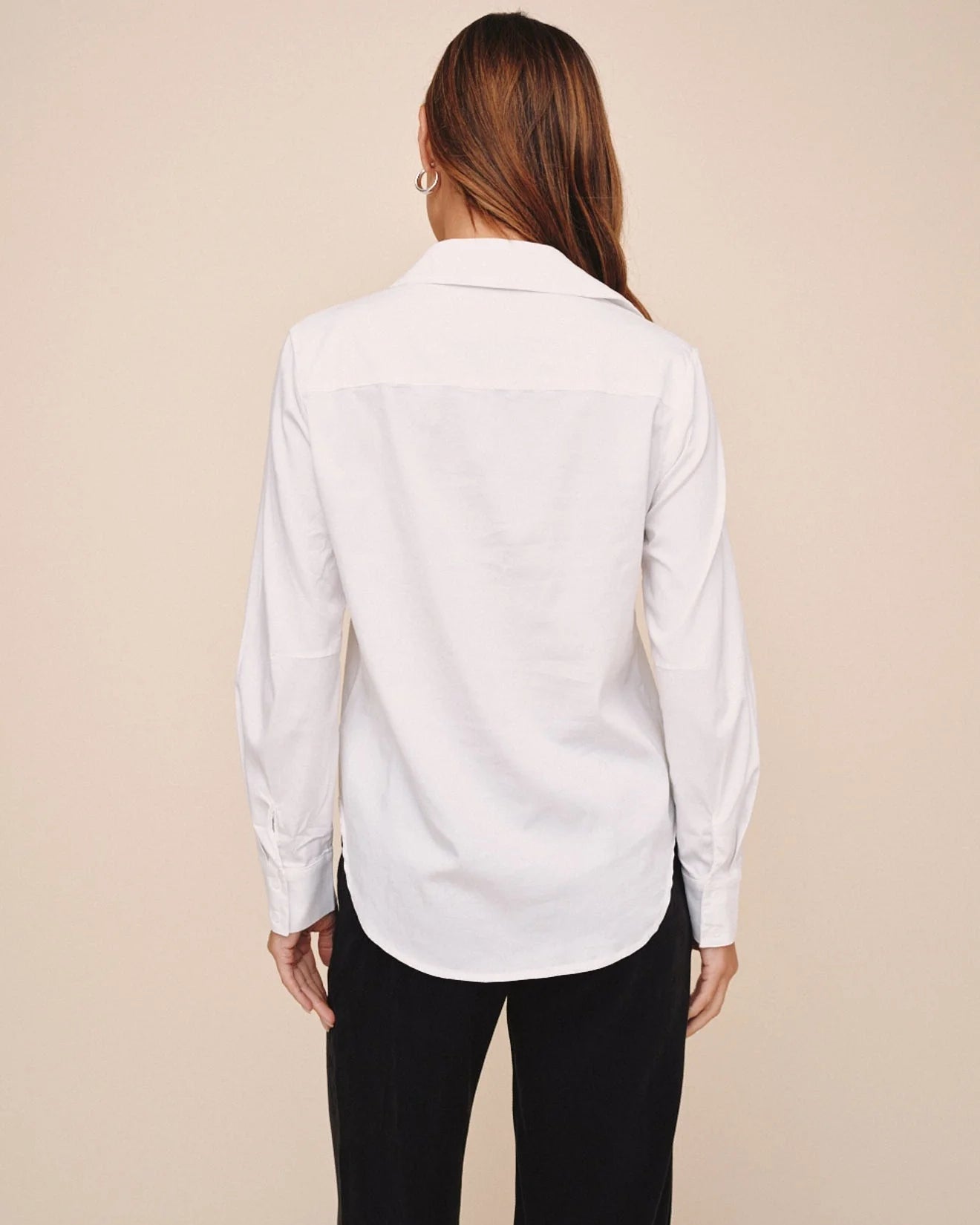 Bella Dahl Long Sleeve Clean Shirt in White