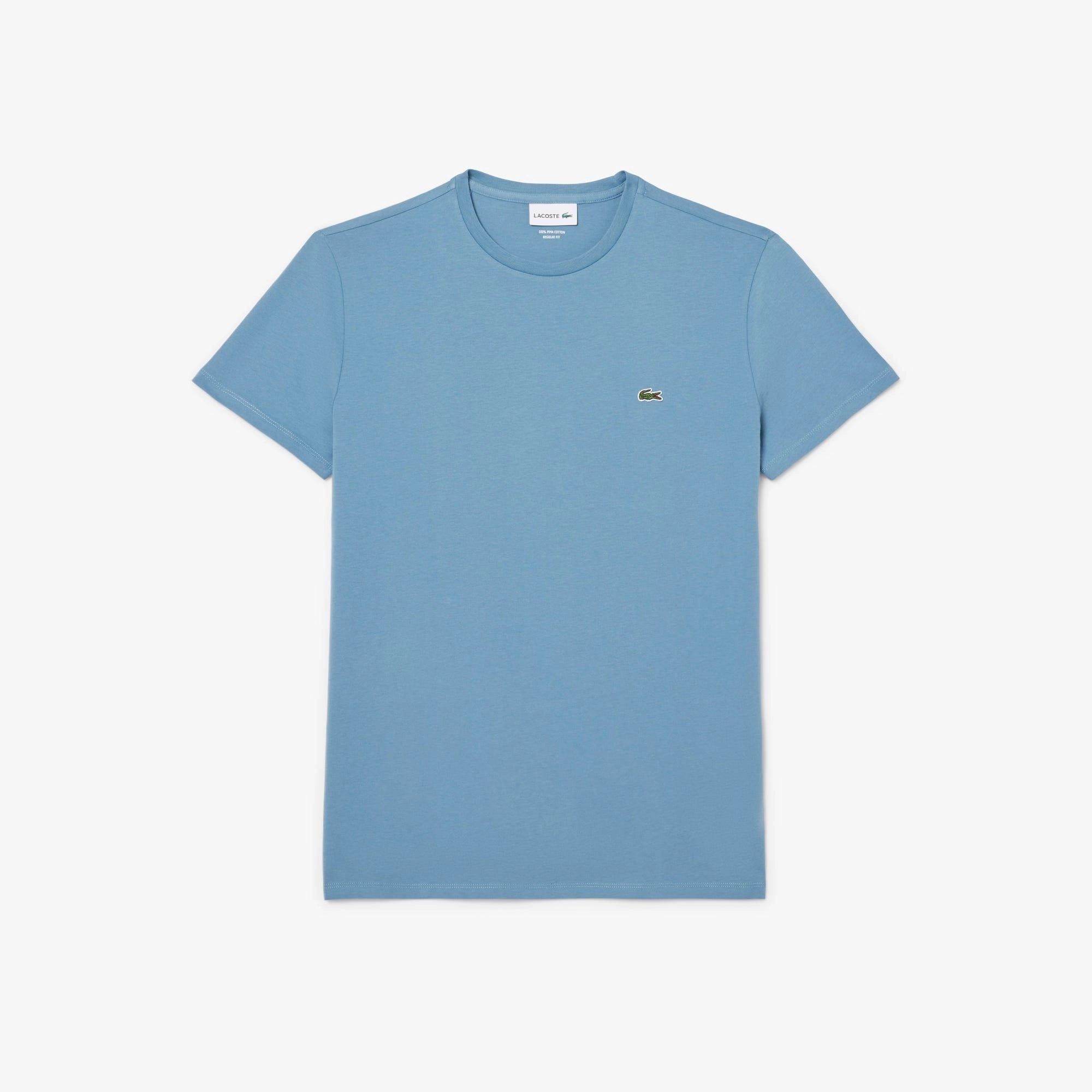 Lacoste Crew Neck Pima Cotton T-Shirt - Limestone