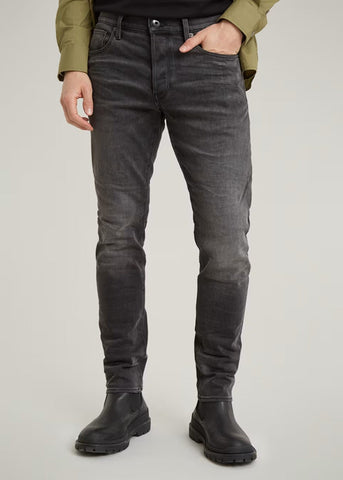 G-Star Raw Jeans Skinny 3301 Donna - Vita Alta Blu Vintage Gold Digger - Tessuto Comodo 5 Tasche - Taglia 24W X 32L