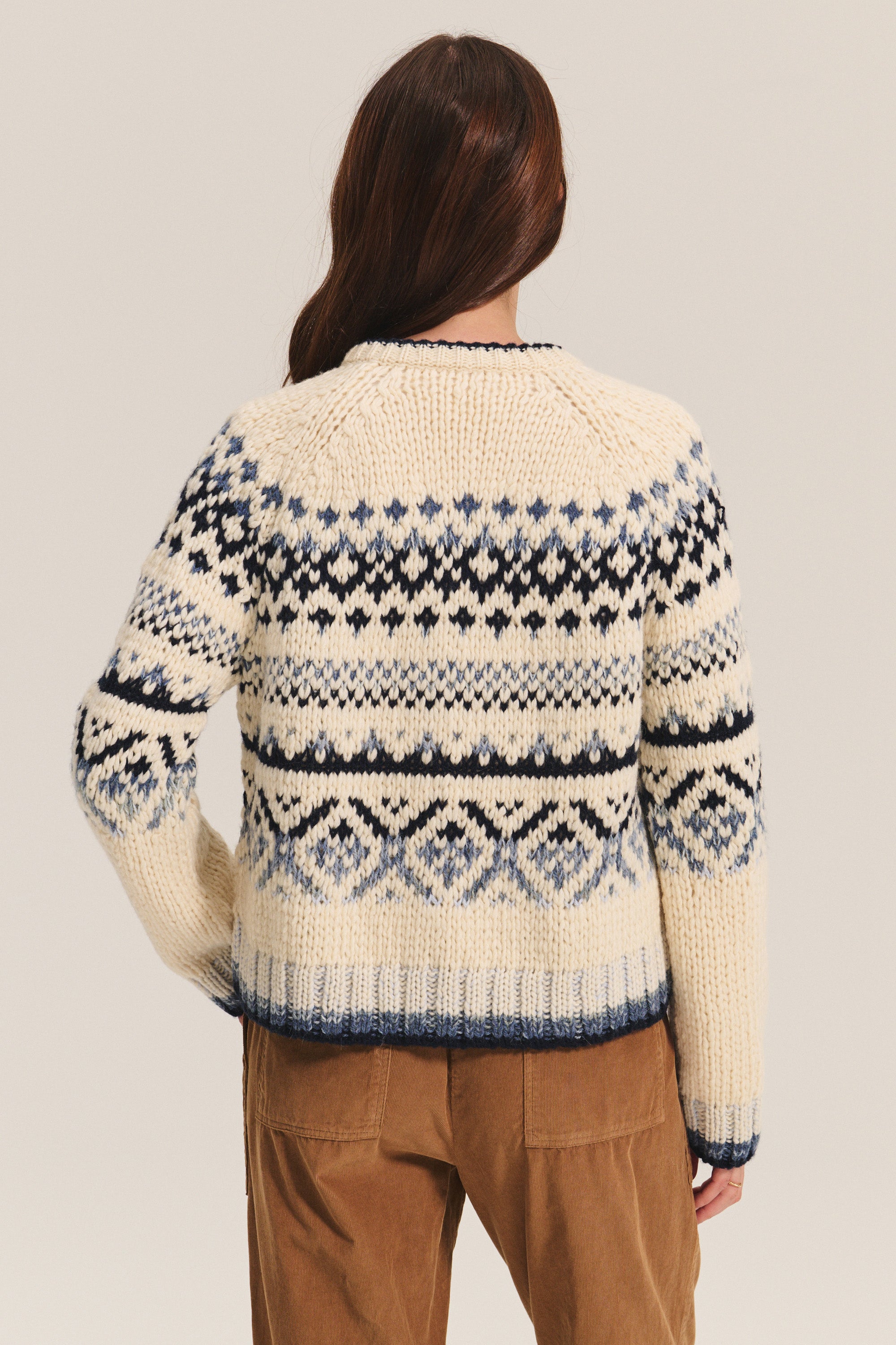 Velvet Tovah Ombre Fair Isle Sweater in Multi