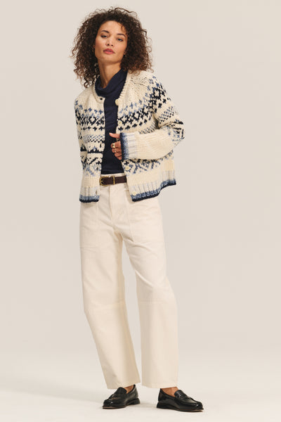 Velvet Tovah Ombre Fair Isle Sweater in Multi