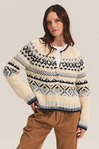 Velvet Tovah Ombre Fair Isle Sweater in Multi