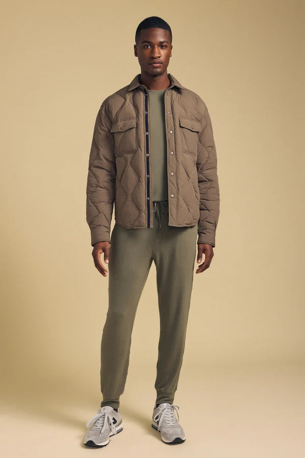 Velvet Men's Danilo Quilted Snap Front Jacket in Dusk