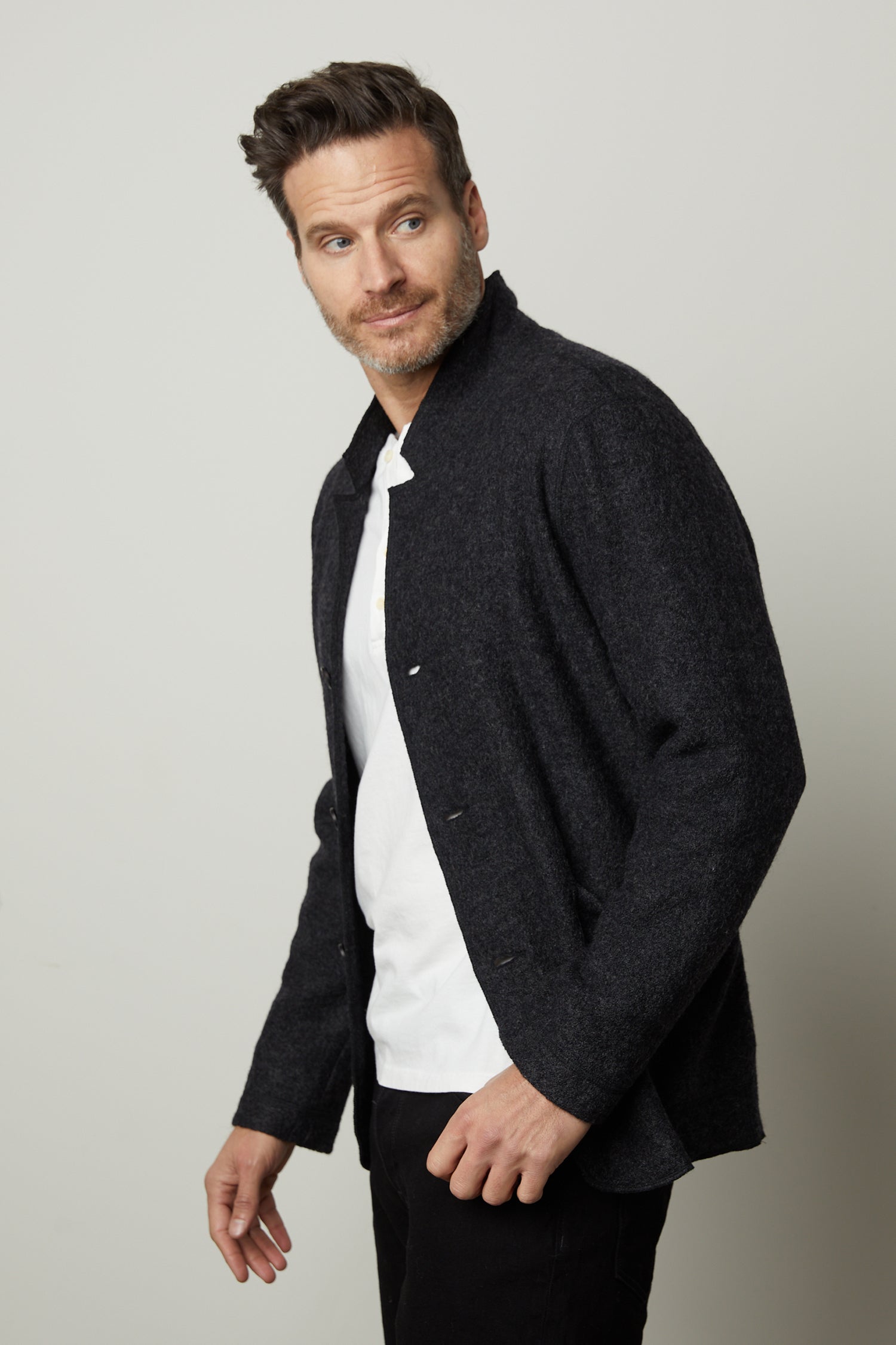 Velvet Men's BOWEN Jacket - Charcoal