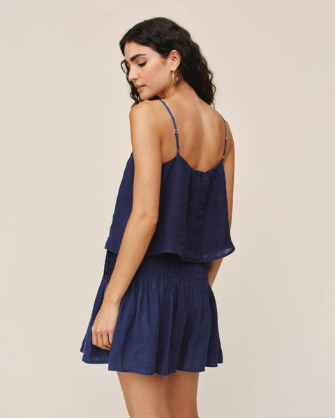 Bella Dahl Pintuck Camisole in Nautical Night