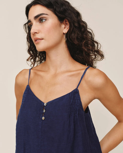 Bella Dahl Pintuck Camisole in Nautical Night