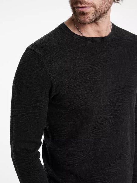 John Varvatos MERCER Crew - Black