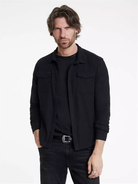 John Varvatos ABUJA WESTERN SHIRT - Black