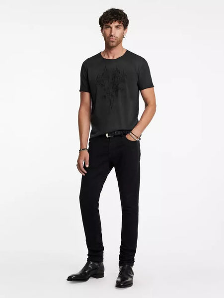 John Varvatos ROSES Tee - Black