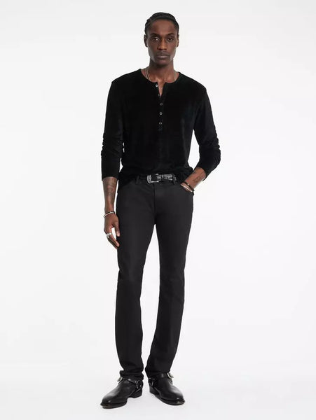 John Varvatos ROSARIO Henley - Black