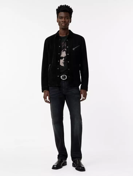 John Varvatos TOM PETTY  Applique Tee - Black