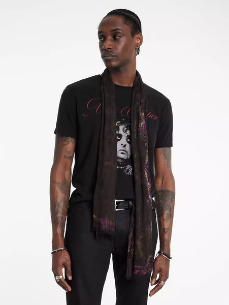 John Varvatos ALICE COOPER Script Tee - Black