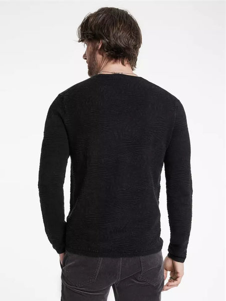 John Varvatos MERCER Crew - Black