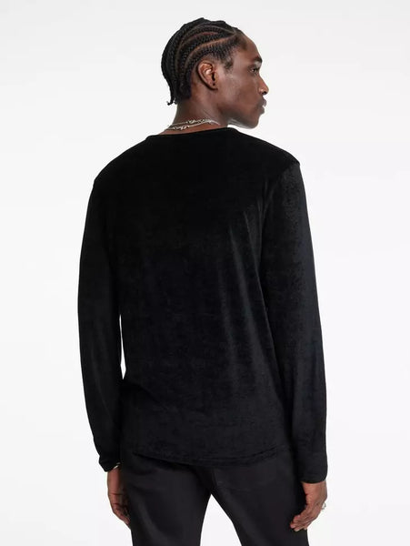 John Varvatos ROSARIO Henley - Black