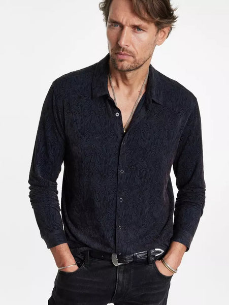 John Varvatos VENETO Regular Fit Shirt - Black