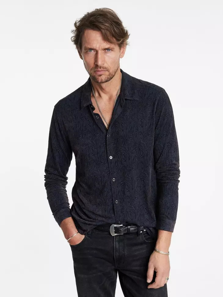 John Varvatos VENETO Regular Fit Shirt - Black