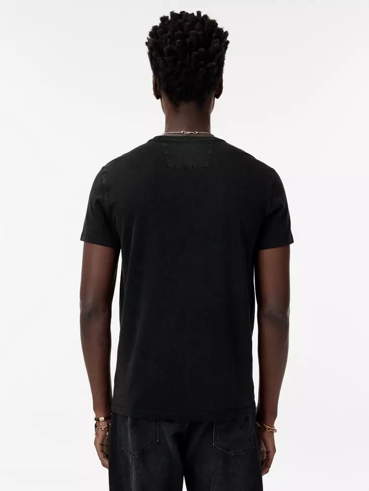 John Varvatos TOM PETTY Applique Tee - Black