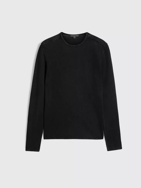 John Varvatos Walter Crew Neck Sweater - Black