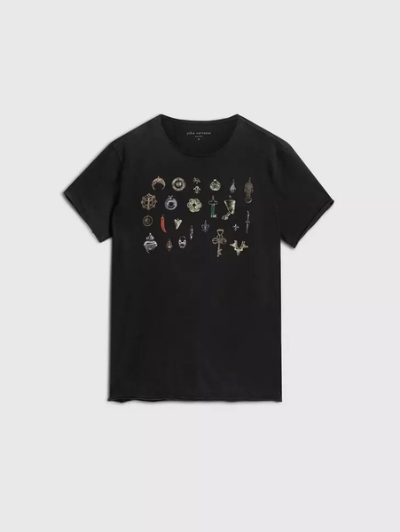 John Varvatos PENDANTS Tee - Black