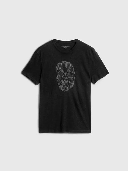 John Varvatos CHAIN SKULL Crew - Black