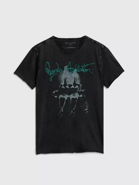 John Varvatos NOTHING'S SHOCKING Tee - Black