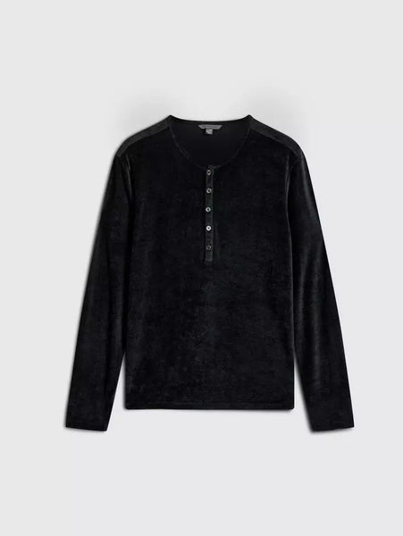 John Varvatos ROSARIO Henley - Black