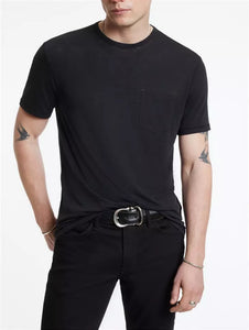 John Varvatos BOND Burnout Crew - Black