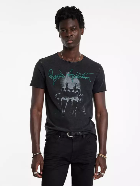 John Varvatos NOTHING'S SHOCKING Tee - Black