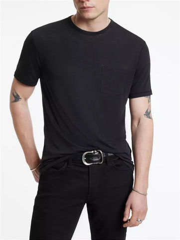 John Varvatos BOND Burnout Crew - Black