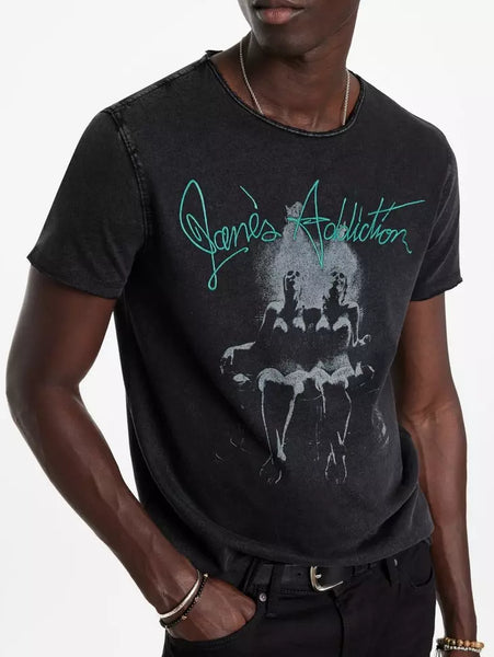 John Varvatos NOTHING'S SHOCKING Tee - Black