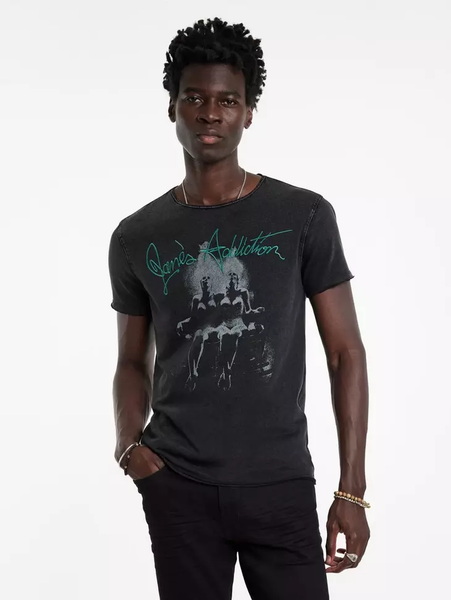 John Varvatos NOTHING'S SHOCKING Tee - Black