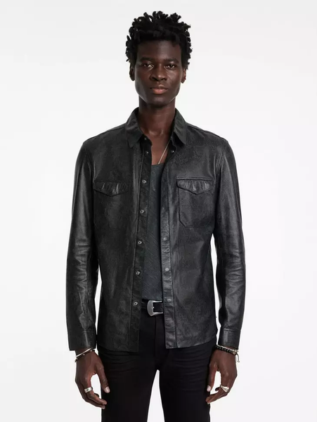 John Varvatos TRAVIS Shirt Jacket - Black