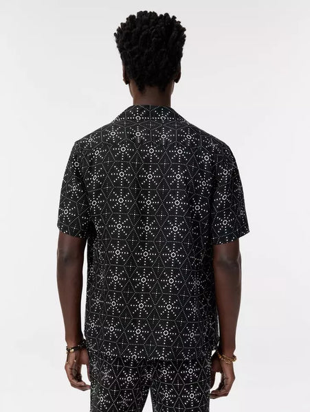John Varvatos DAN Camp Shirt - Black