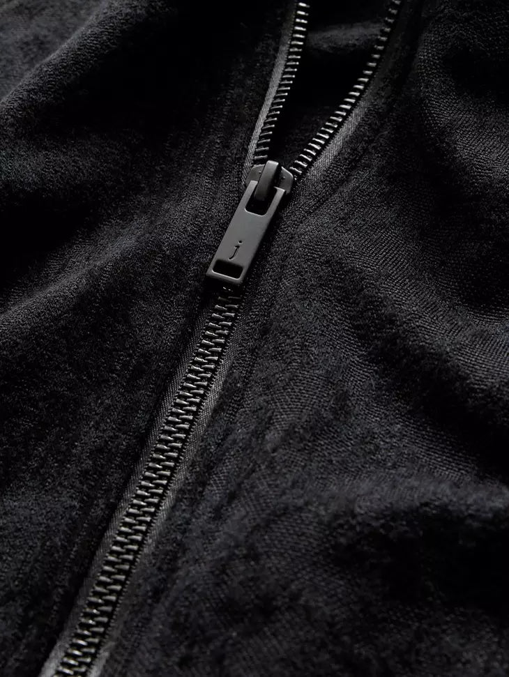 John Varvatos RIGGINS Python Jacquard Bomber - Black
