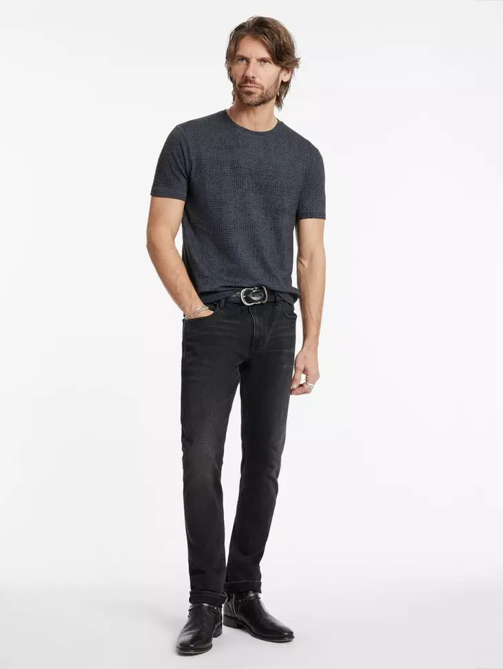 John Varvatos LUMEN Crew - Charcoal