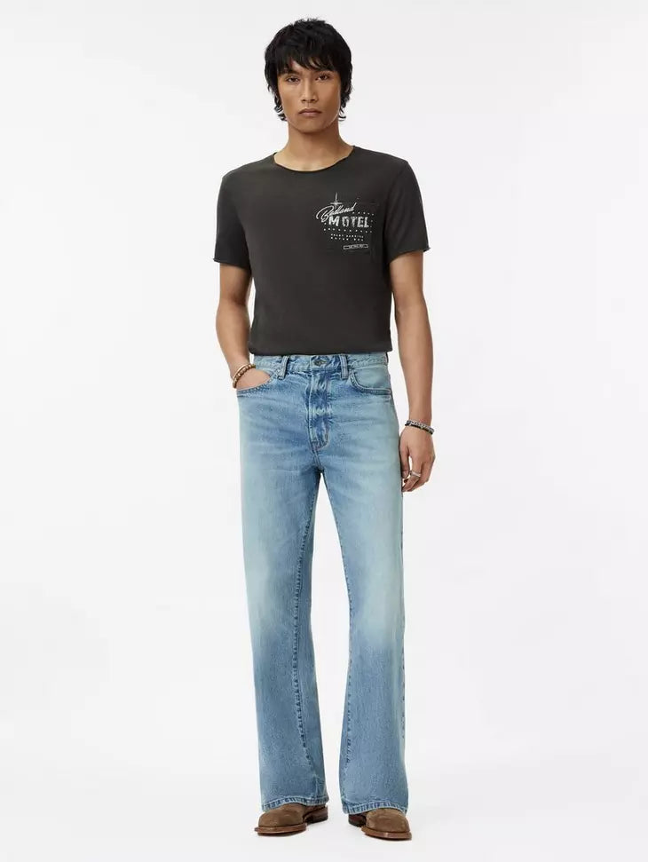 John Varvatos BADLANDS SKULL Tee - Charcoal