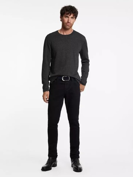 John Varvatos KARL Crew - Charcoal Heather