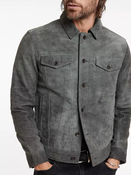 John Varvatos Andrew Trucker - Seal Grey