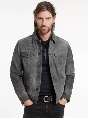 John Varvatos Andrew Trucker - Seal Grey