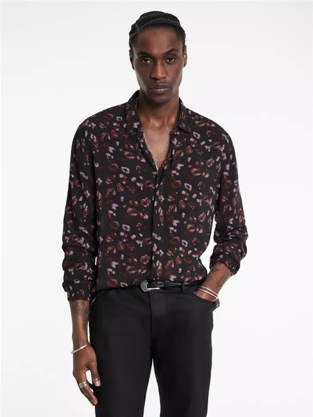 John Varvatos RODNEY Shirt - Carbon Grey