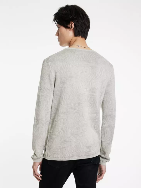 John Varvatos MERCER Crew  - Silver Heather