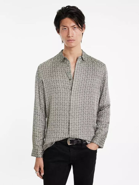 John Varvatos RODNEY Shirt - Snow Heather