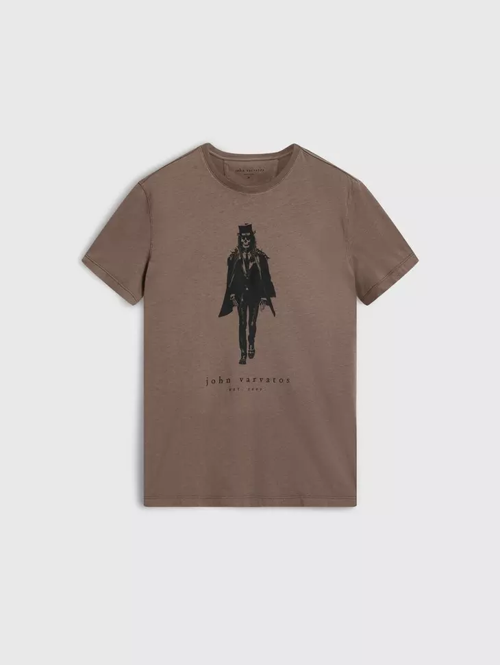 John Varvatos Walking Dead Tee - Iron Grey