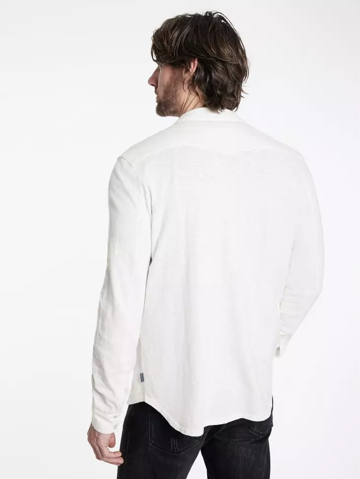 John Varvatos Arvon Western Shirt - White – manhattan casuals