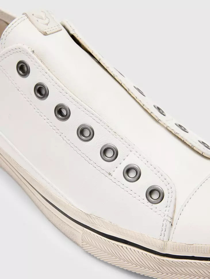 John Varvatos Vulc Laceless Low Top - White