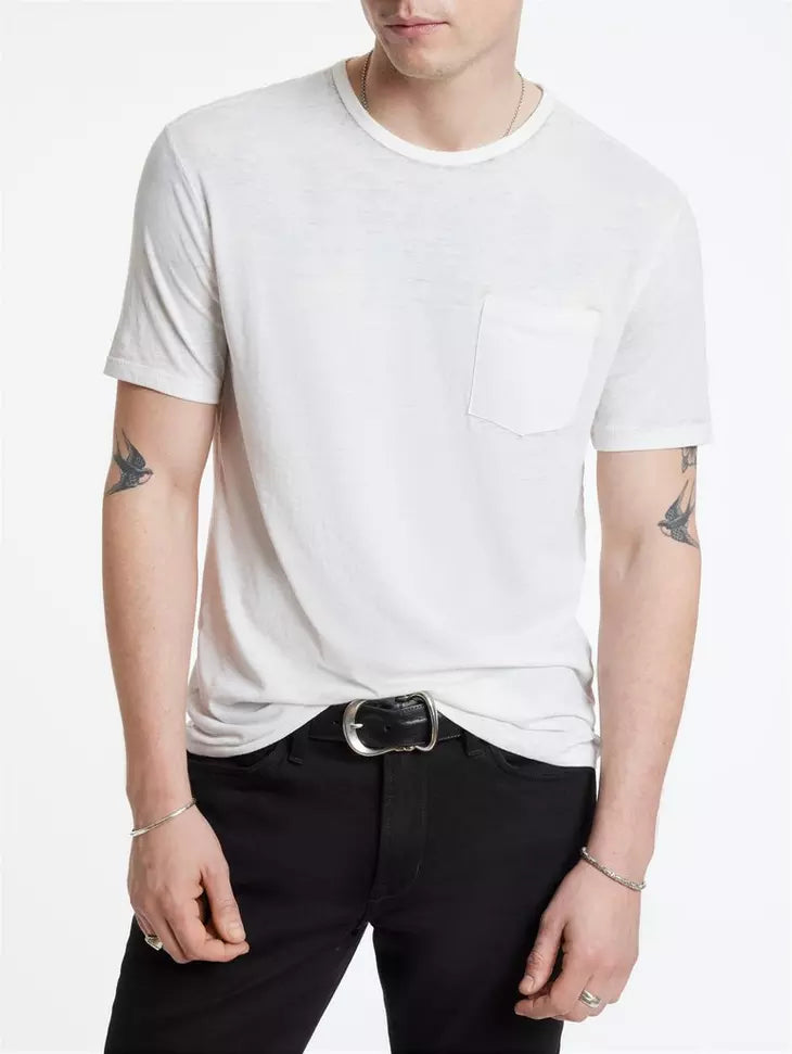 John Varvatos BOND Burnout Crew - Salt