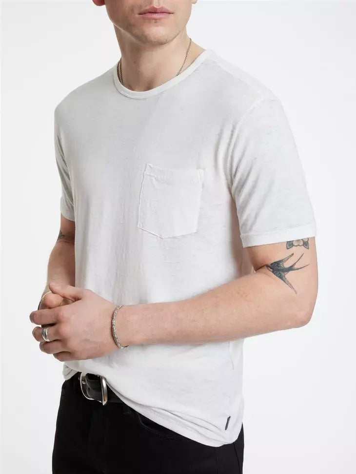 John Varvatos BOND Burnout Crew - Salt