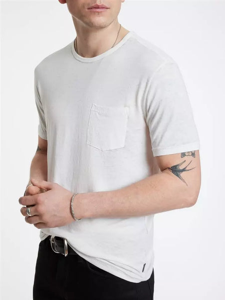 John Varvatos BOND Burnout Crew - Salt