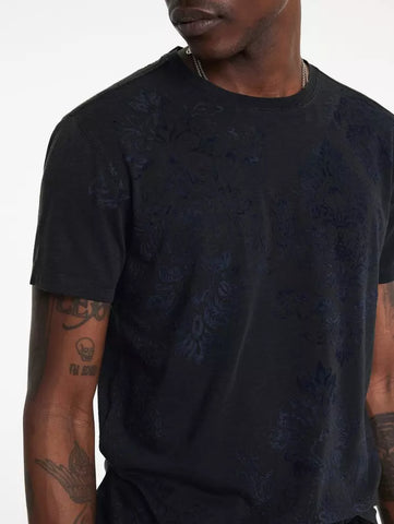 John Varvatos PAISLEY Tee - Dried Sage